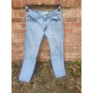 Vintage Levi’s 512 Slim Fit Tapered Leg Jeans Light Wash Made in USA Sz (26x29)